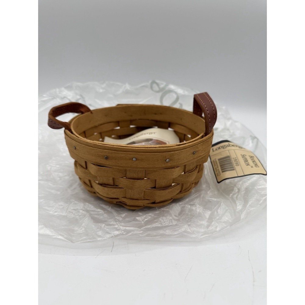 Longaberger 2002 Saffron / Booking‎ Basket 🧺🌼 – NEW